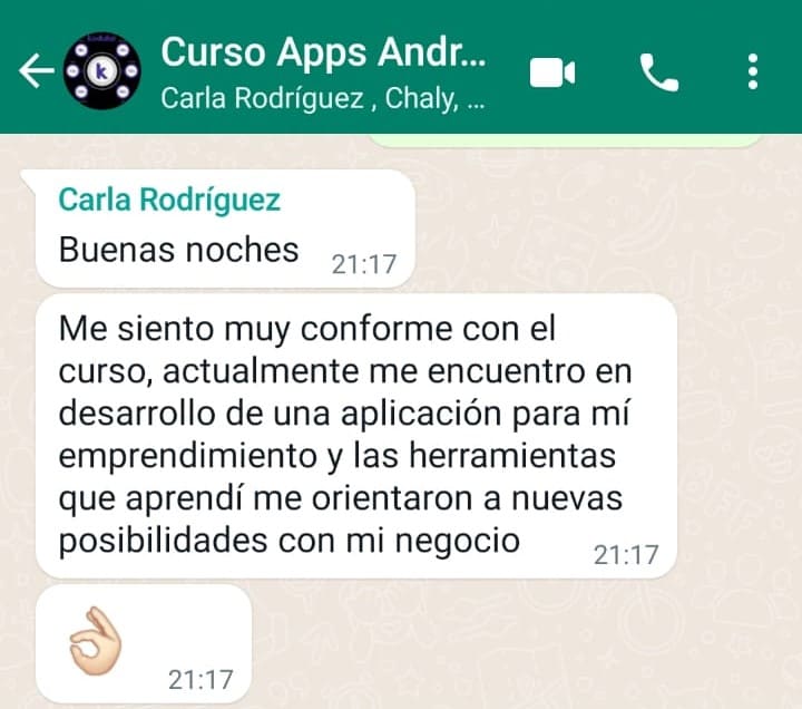 Testimonio 1 apps
